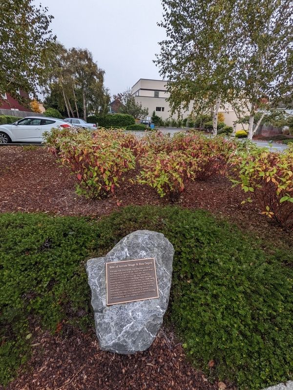 Site of Arcata Stage & Bus Depot Marker image. Click for full size.