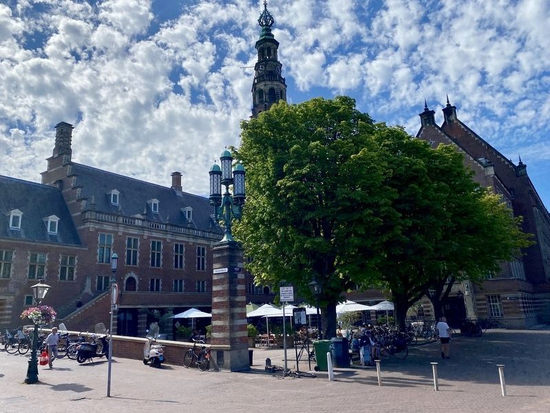 A New Town Hall on the Old Market Marker - wide view image. Click for full size.