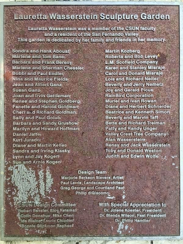Tribute Plaque. Click for full size. Tribute Plaque image. Click for full size.