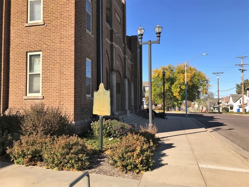 First United Methodist Church Marker, from the south image. Click for full size.