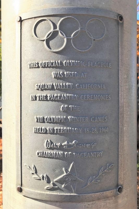 Official Olympic Flagpole Marker image. Click for full size.