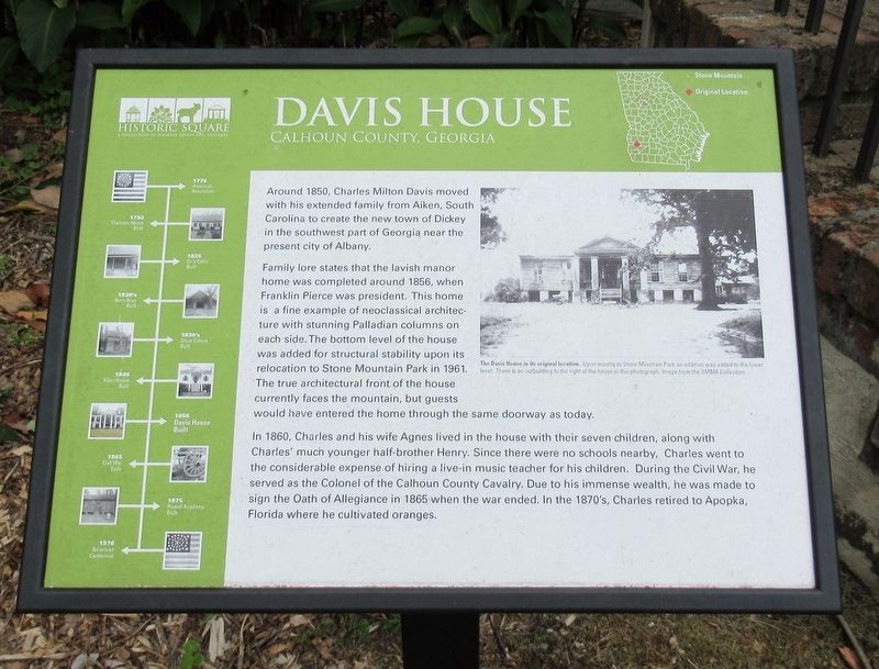 Davis House Marker image. Click for full size.