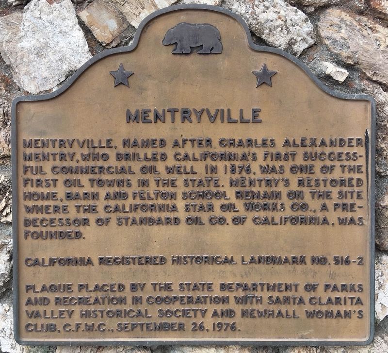 Mentryville Marker image. Click for full size.
