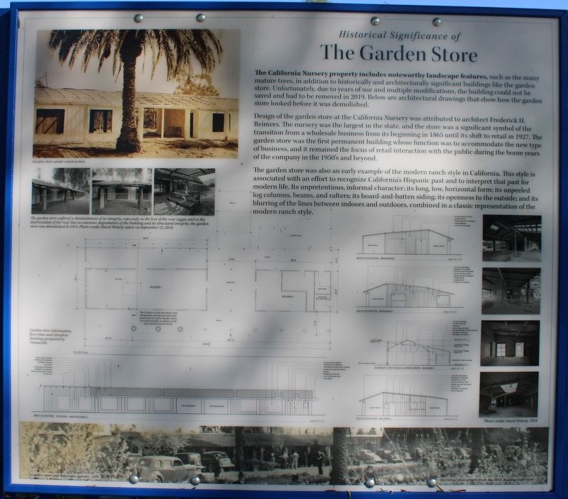 The Garden Store Marker. Click for full size. The Garden Store Marker image. Click for full size.