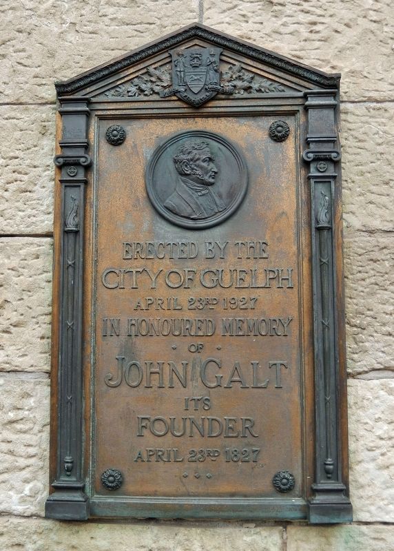 John Galt Memorial Tablet image. Click for full size.