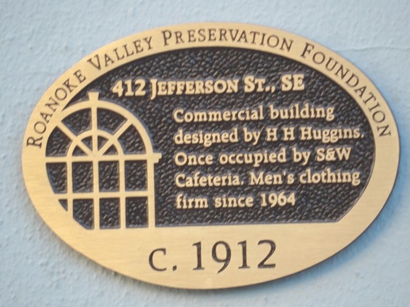 412 Jefferson St., SE Marker image. Click for full size.