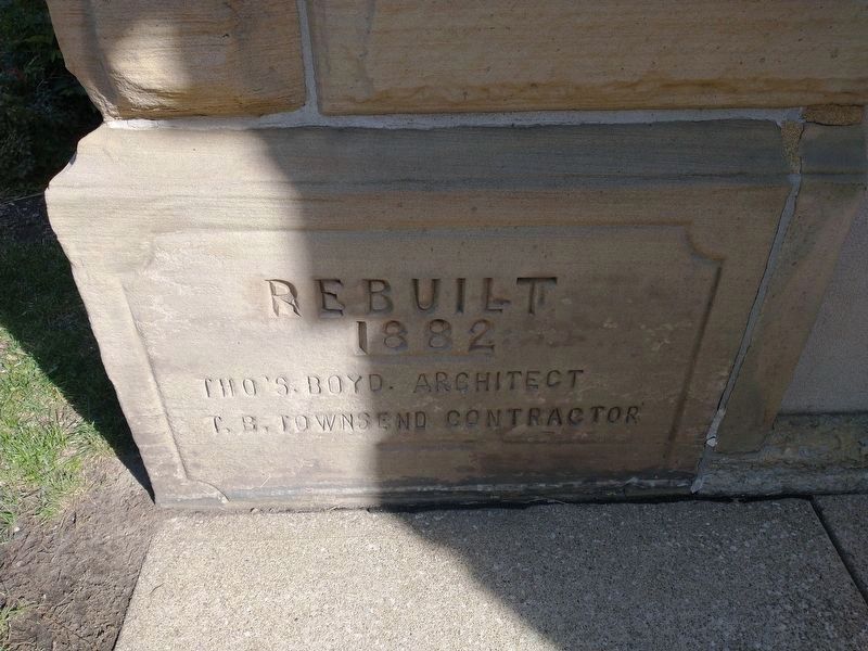 Tuscarawas County Courthouse Cornerstone image. Click for full size.