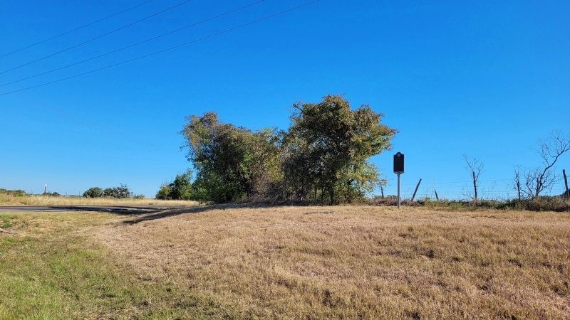 The view of the Wootan Wells Marker from the street image. Click for full size.