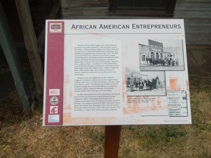 African American Entrepreneurs Marker image. Click for full size.