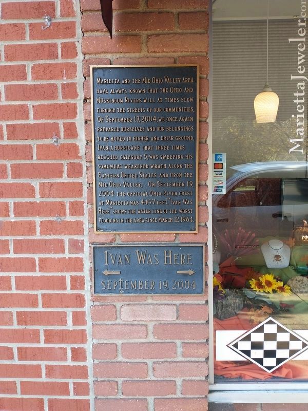Hurricane Ivan Marker. Click for full size. Hurricane Ivan Marker image. Click for full size.