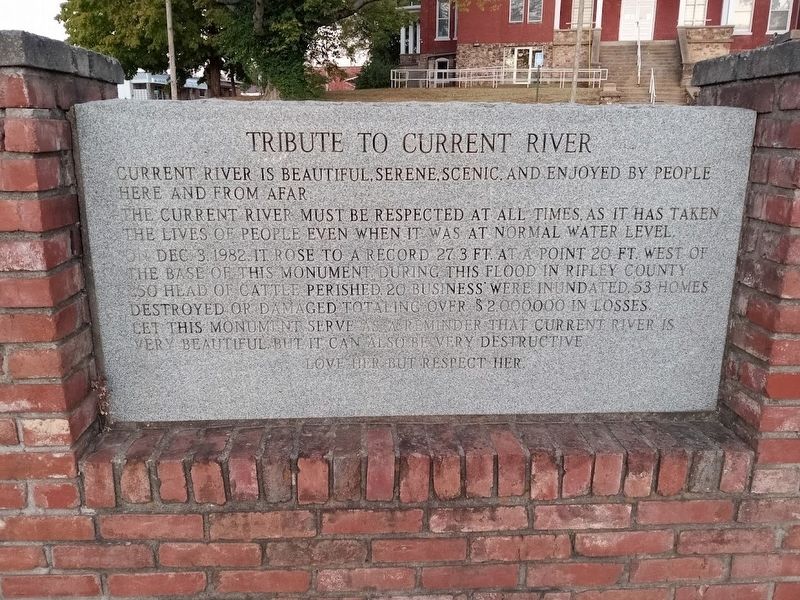 Tribute to Current River Marker image. Click for full size.