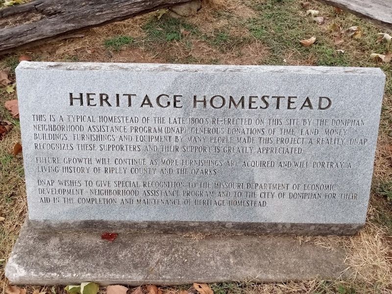 Heritage Homestead Marker image. Click for full size.