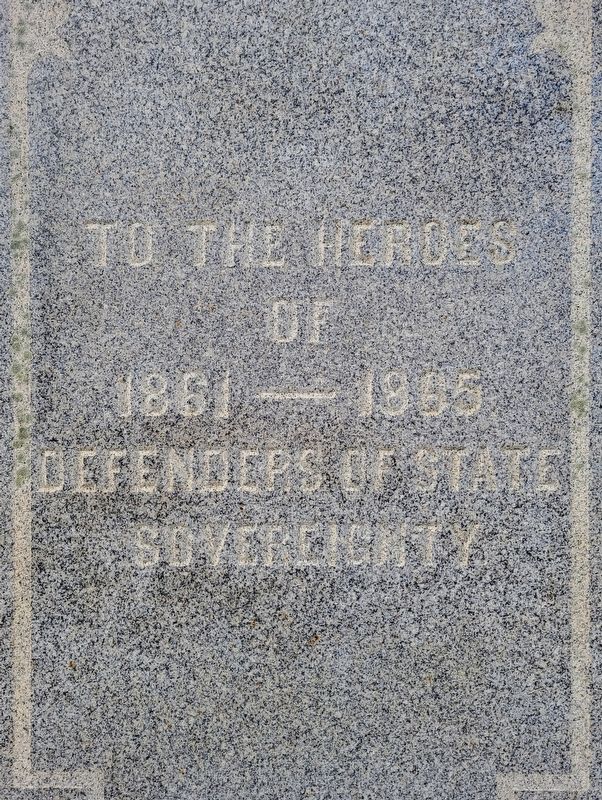Our Confederate Dead Marker image. Click for full size.