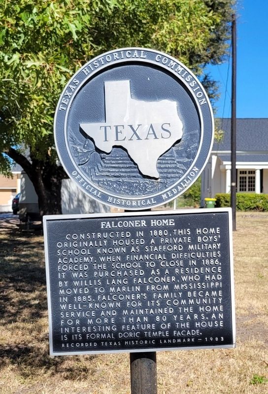 Falconer Home Marker image. Click for full size.