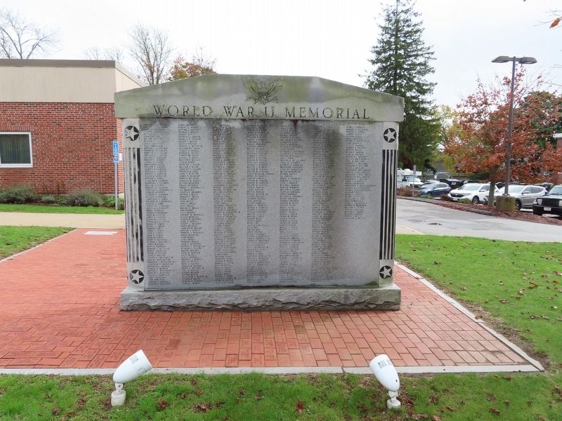 Somerset World War II Memorial image. Click for full size.