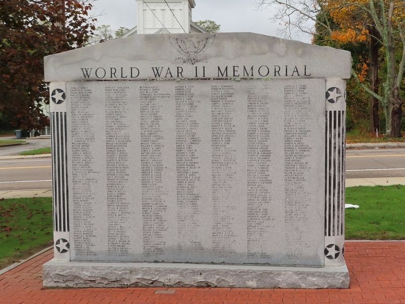 Somerset World War II Memorial image. Click for full size.
