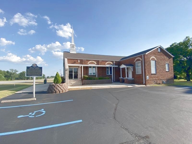 First Southern Baptist Church Marker image. Click for full size.