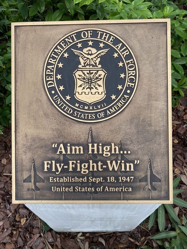 Department of the Air Force Marker image. Click for full size.