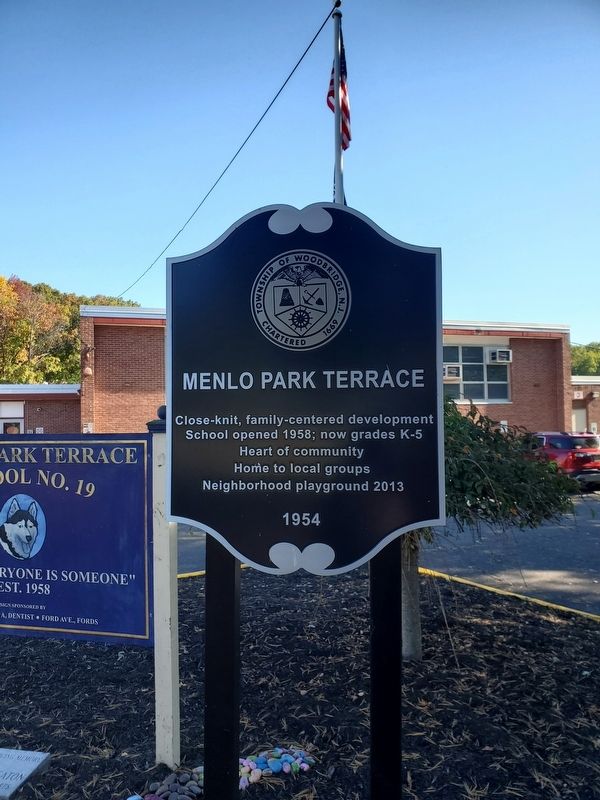 Menlo Park Terrace Marker image. Click for full size.