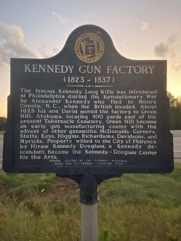 Kennedy Gun Factory Marker image. Click for full size.