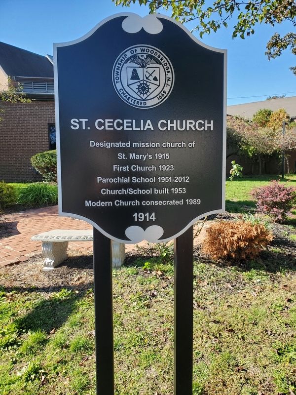 St. Cecelia Church Marker image. Click for full size.