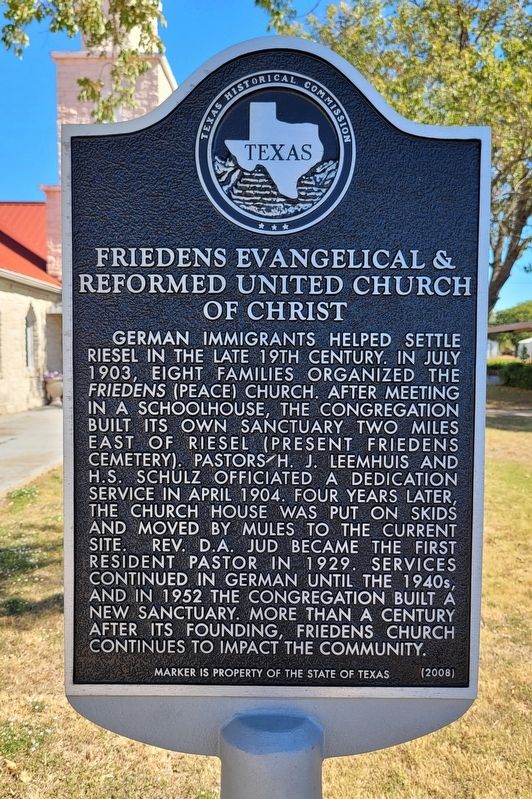 Friedens Evangelical & Reformed United Church of Christ Marker image. Click for full size.