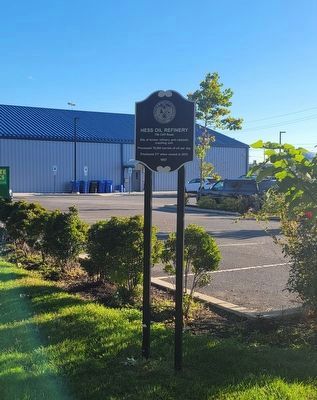 Hess Oil Refinery Marker. Click for full size. Hess Oil Refinery Marker image. Click for full size.