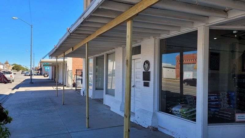 The front entrance to the Watson Feed Store with the Marker. Click for full size. The front entrance to the Watson Feed Store with the Marker image. Click for full size.