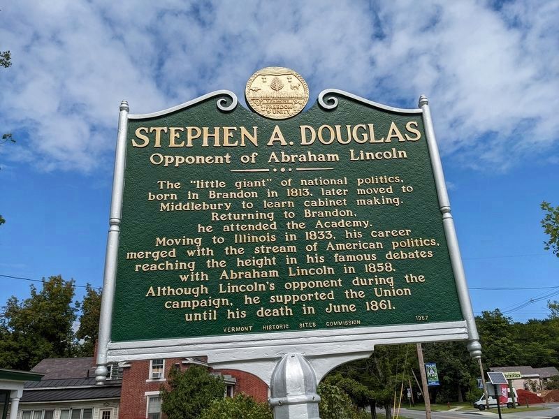Stephen A. Douglas Marker image. Click for full size.