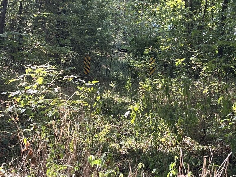 Barricades near Bridge Site image. Click for full size.
