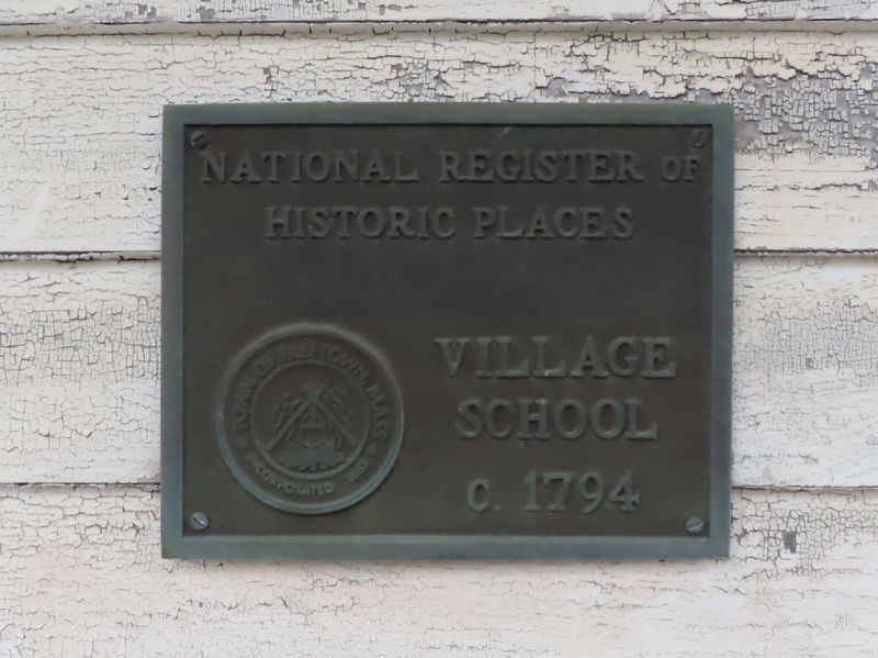 Freetown Village School Marker image. Click for full size.