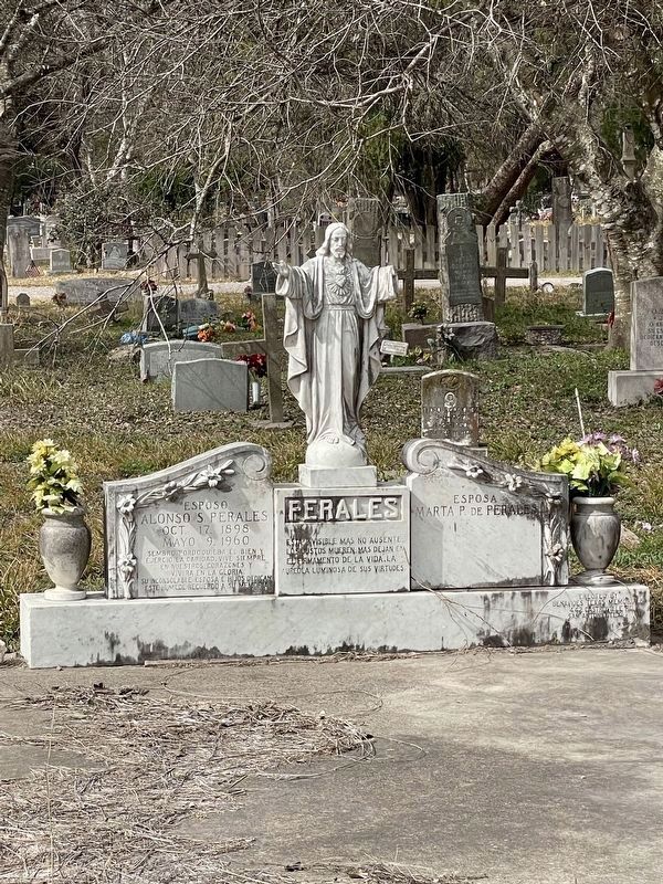 Alonso S. Perales Grave image. Click for full size.