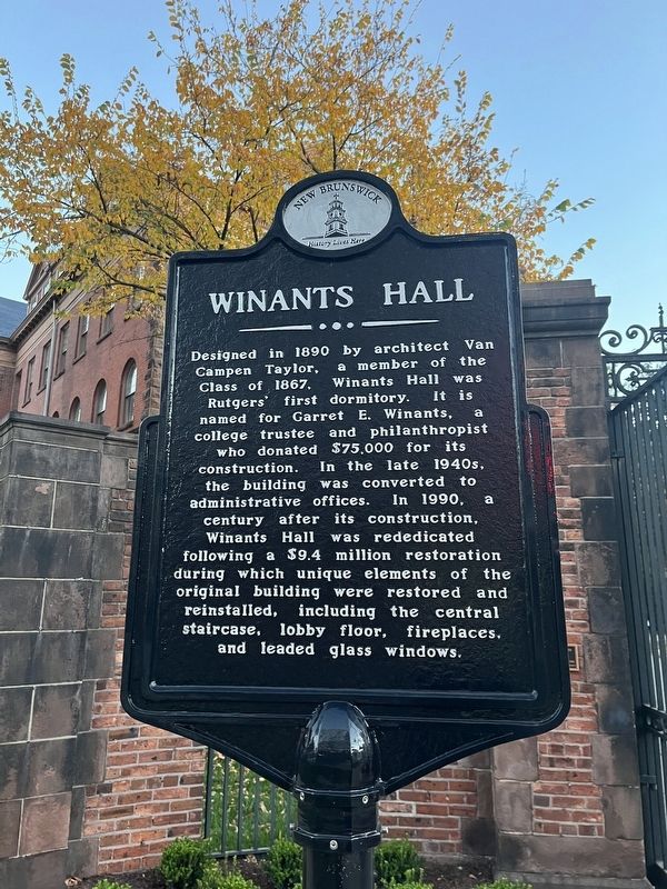 Winants Hall Marker image. Click for full size.