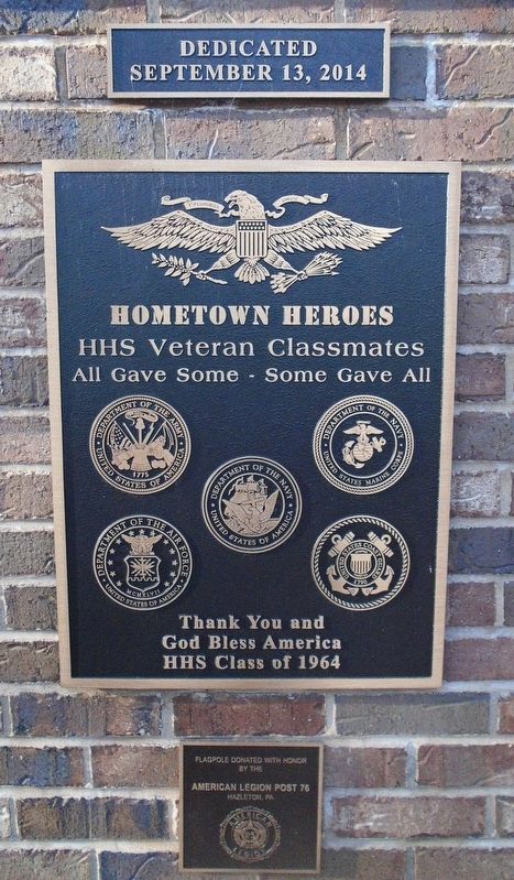Hazleton High School Veteran Classmates Marker image. Click for full size.