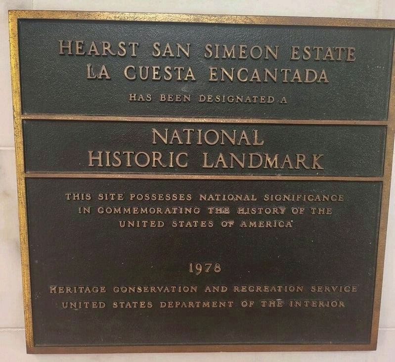 National Historic Landmark Plaque. Click for full size. National Historic Landmark Plaque image. Click for full size.