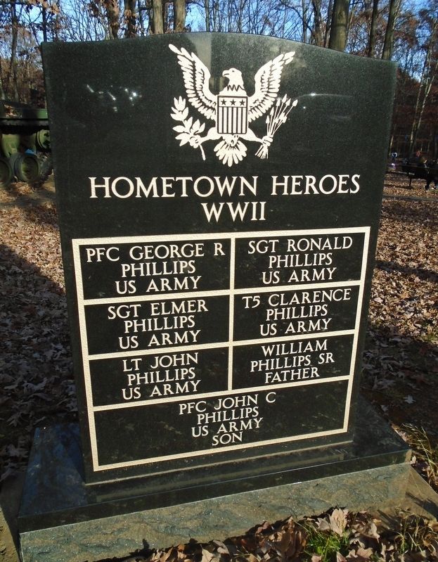 Hometown Heroes WWII Marker image. Click for full size.
