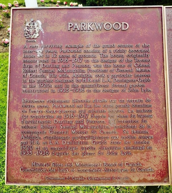 Parkwood Marker image. Click for full size.