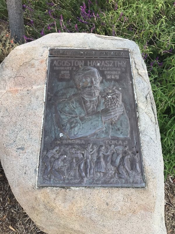 Agoston Haraszthy Marker image. Click for full size.