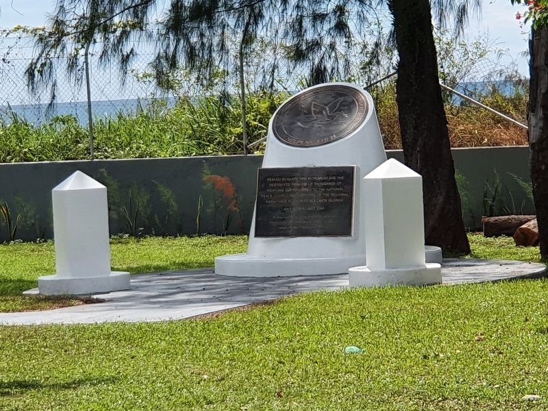 The RAMSI Peace Memorial at the Police Memorial Park image. Click for full size.