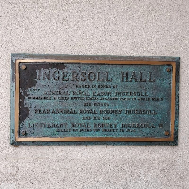 Ingersoll Hall Marker image. Click for full size.