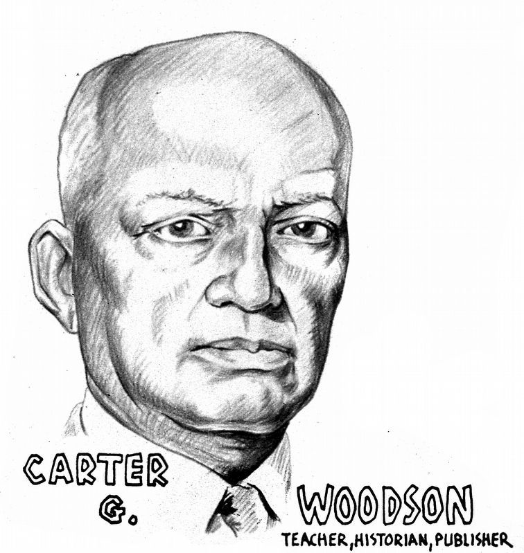 Carter G. Woodson<br>Teacher, Historian, Publisher image. Click for full size.