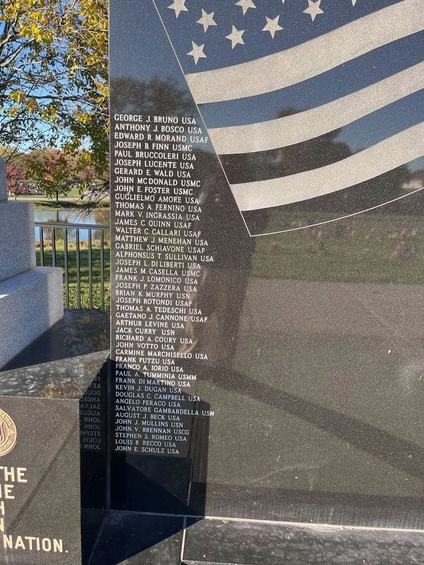 Our Veterans Memorial [Right panel of names] image. Click for full size.