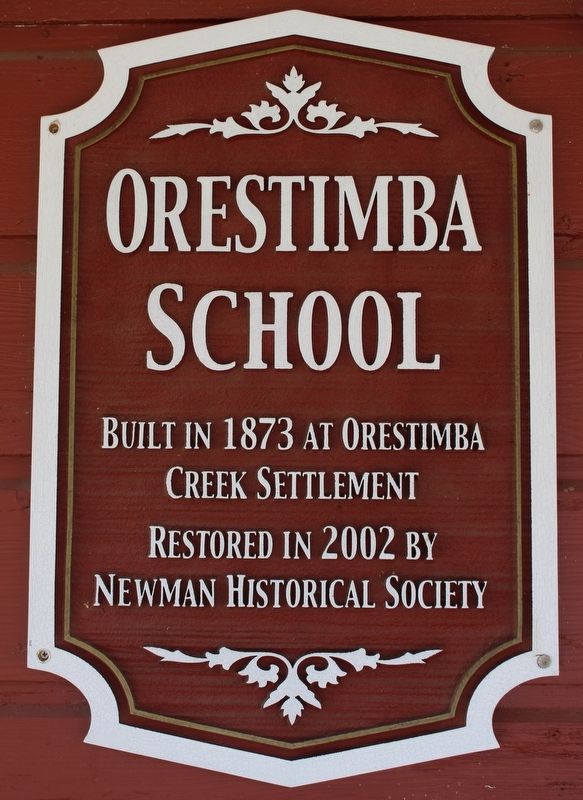 Orestimba School Marker image. Click for full size.