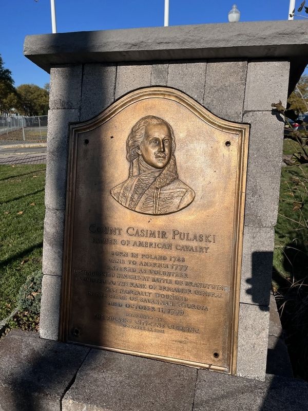 Count Casimir Pulaski Marker image. Click for full size.
