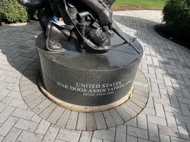 United States War Dogs Memorial image. Click for full size.