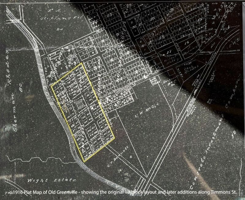 C. 1916 Plat Map of Old Greenville image. Click for full size.