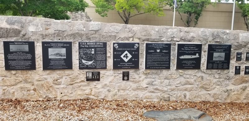 The In Memory of Our Fallen Comrades Marker is the fourth marker from the left side image. Click for full size.