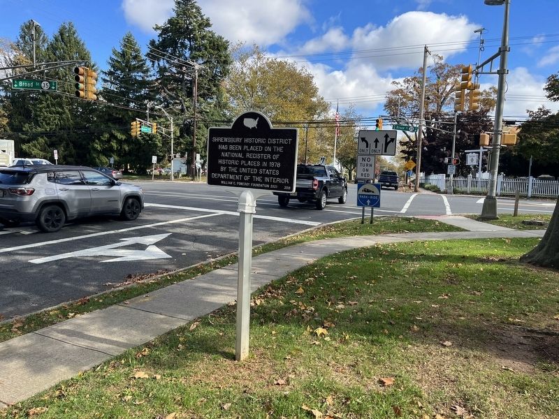 Shrewsbury Historic District Marker image. Click for full size.