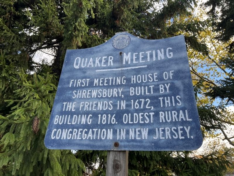 Quaker Meeting Marker image. Click for full size.