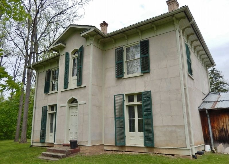 Johnson House (<i>southeast elevation</i>). Click for full size. Johnson House (<i>southeast elevation</i>) image. Click for full size.